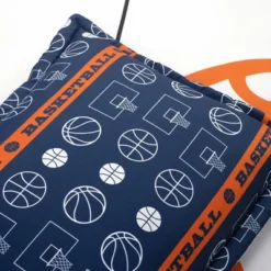 4pc Twin Kids' Basketball Game Reversible Oversized Comforter Bedding Set White/Navy - Lush Décor: Sports Bedding, Kids Bedroom Decor -Lush Decor Store GUEST 37ca05af aff5 4a1e 8b43 ae6d7d2fd240