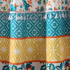 2pk 42"x84" Light Filtering Emily Boho Stripe Curtain Panels Turquoise Blue - Lush Décor -Lush Decor Store GUEST 37f17e77 d75f 44fe 9d8f 528a8775c2f3