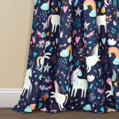 84"x52" Set Of 2 Unicorn Heart Window Curtain Panels - Lush Décor 10 84"x52" Set Of 2 Unicorn Heart Window Curtain Panels - Lush Décor -Lush Decor Store GUEST 382cb9a2 d17d 4946 a194 c5cfcec38629