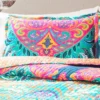 Boho Chic Quilt Set Turquoise/Navy - Lush Décor -Lush Decor Store GUEST 38e48d3d eafa 431e b903 b7a66b933daa