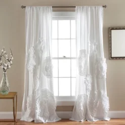 Serena Window Curtain (84"x54") - Lush Décor -Lush Decor Store GUEST 3a194433 9bd7 4320 a25d dec0198edd42
