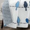 Lush Decor Rowley Birds Throw Blue