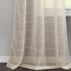 Lush Décor Farmhouse Textured Back Tab/Rod Pocket Sheer Window Curtain Panels Set -Lush Decor Store GUEST 3e95116e 6f03 43d5 b8a0 58ff0a086d56