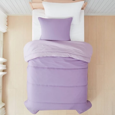 Lush Decor Twin/Twin XL Oslo Bed Blankets Lavender 2pc Set 4 Lush Decor Twin/Twin XL Oslo Bed Blankets Lavender 2pc Set - Image 2