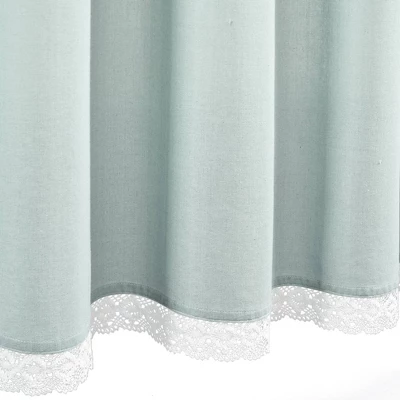 Rosalie Shower Curtain Blue - Lush Décor 5 Rosalie Shower Curtain Blue - Lush Décor - Image 3