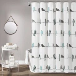 Rowley Birds Shower Curtain - Lush Décor 16 Rowley Birds Shower Curtain - Lush Décor -Lush Decor Store GUEST 3f9e3fae 0947 411e 8a4f 12b11240c056