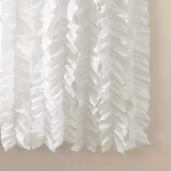 Set Of 2 Sophia Ruffle Window Curtain Panels White - Lush Décor 11 Set Of 2 Sophia Ruffle Window Curtain Panels White - Lush Décor -Lush Decor Store GUEST 3fb4545d 3f53 4945 8e5a 8aad33889203