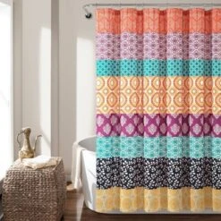 Bohemian Stripe Shower Curtain - Lush Décor -Lush Decor Store GUEST 4035326c 5673 48cb 9261 fe2e0ea8322e