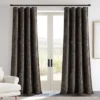 Lush Décor Aspen Luxury Velvet Chenille Window Curtain Panel Brown Single 52x84 -Lush Decor Store GUEST 41960896 602c 416f 875a eaa6b3020d2f