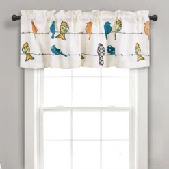 18"x52" Rowley Birds Light Filtering Valance - Lush Décor 18 18"x52" Rowley Birds Light Filtering Valance - Lush Décor -Lush Decor Store GUEST 41d3384d 3c98 45cd 85cb d77db1494c32