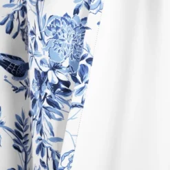 Lush Décor Farmhouse Bird And Flower Insulated Grommet Blackout Window Curtain Panels White/Blue 38X84 Set -Lush Decor Store GUEST 435cf6f5 24ca 401c af02 f683c2ef4c48