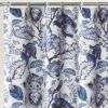 Cynthia Jacobean Shower Curtain Blue - Lush Décor -Lush Decor Store GUEST 459223be 793f 469a 9011 709e3965183b