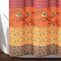 Royal Empire Shower Curtain Orange - Lush Décor -Lush Decor Store GUEST 461af6b2 2c63 456b 858f c2ad8a743dca