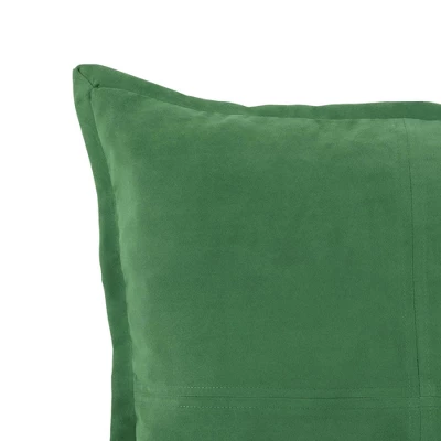 20"x20" Oversize Faux Suede Square Throw Pillow - Lush Décor 4 20"x20" Oversize Faux Suede Square Throw Pillow - Lush Décor - Image 2