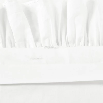 Lush Decor 3pc King Reyna 100% Cotton Duvet Cover Set White 7 Lush Decor 3pc King Reyna 100% Cotton Duvet Cover Set White - Image 5