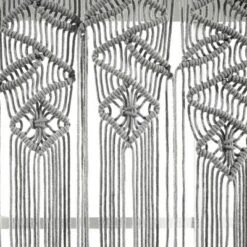 30"x40" Boho Macrame Leaf Cotton Kitchen Curtain Valance - Lush Décor -Lush Decor Store GUEST 4a51f970 0eca 41dc a307 12f346bdec4f