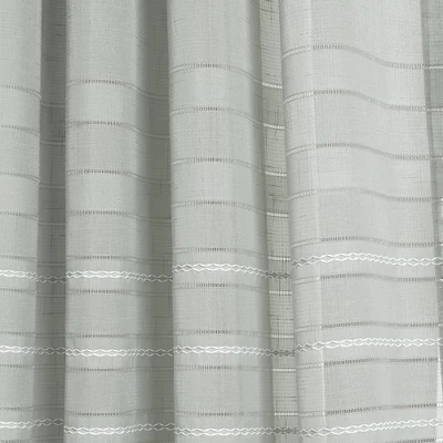 Set Of 2 52"x84" Bridie Sheer Window Curtain Panels - Lush Décor 4 Set Of 2 52"x84" Bridie Sheer Window Curtain Panels - Lush Décor - Image 2