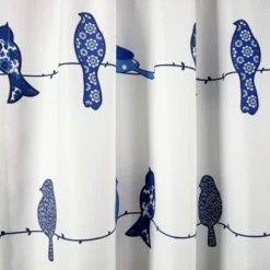 Lush Décor Rowley Birds Light Filtering Window Curtain Panels Navy 52X95+2 Set -Lush Decor Store GUEST 4d327e18 dc08 4cf5 9fe9 a62e5d79f29c