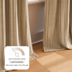 38"x84" Lush Decor Glam Pleated Velvet Light Filtering Window Curtain Panels Neutral Pair -Lush Decor Store GUEST 4d57a3bb 3a9c 4445 a553 c8e86c385f87