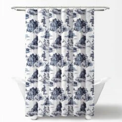 French Country Toile Single Shower Curtain - Lush Décor -Lush Decor Store GUEST 4e6f9241 d109 442f b83a a3b094e78c2a