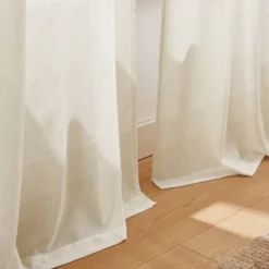 38"x84" Lush Decor Brigitte Embroidery Eyelet Scalloped Edge Window Curtain Panels Neutral Pair -Lush Decor Store GUEST 4eb8893e 9672 4edb 9d4d 956d08795404