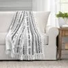 50"x60" Hygge Striped Cotton Slub Tassel Fringe Throw Blanket - Lush Décor -Lush Decor Store GUEST 5003e9c3 abef 4ca8 bc7b a96bd735a2f3