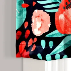 52"x18" Light Filtering Poppy Garden Window Valance - Lush Décor -Lush Decor Store GUEST 50c72cf3 df89 41b0 a3db cb2080862634