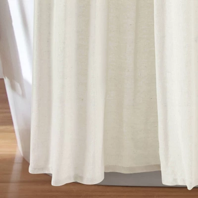 Linen Button Shower Curtain - Lush Décor 5 Linen Button Shower Curtain - Lush Décor - Image 3