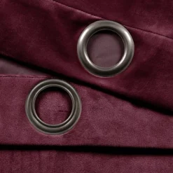 Set Of 2 (108"x38") Prima Velvet Solid Light Filtering Window Curtain Panels Plum Purple - Lush Décor -Lush Decor Store GUEST 5787f140 ca8c 4d1c 8773 cf2420867db4