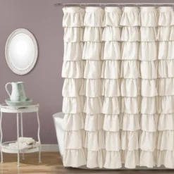 Ruffle Shower Curtain - Lush Décor -Lush Decor Store GUEST 59bb4355 5f8b 46fd b1dc 9b3385ff2980