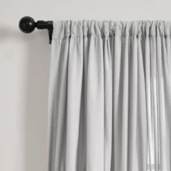 84"x40" Darla Light Filtering Window Curtain Panels - Lush Décor