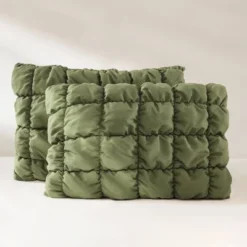 Lush Decor Full/Queen Puff Bed Blankets Green 3pc Set -Lush Decor Store GUEST 5ab603d2 f7c1 492d 8b18 79833168d5cf