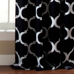 2pk 52"x84" Blackout Geo Window Curtain Panels - Lush Décor -Lush Decor Store GUEST 5b6e70f4 1783 4551 b6f5 f5ffe77bfdde