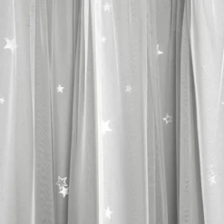 Star Sheer Insulated Grommet Blackout Window Curtain Panel Set - Lush Décor 10 Star Sheer Insulated Grommet Blackout Window Curtain Panel Set - Lush Décor -Lush Decor Store GUEST 5e6294ba 5e6c 4fd9 a91b 4ebeacb27bdc