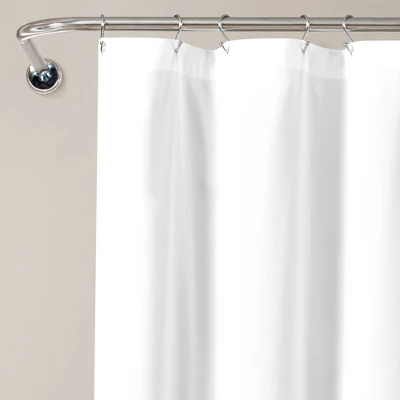 72"x72" Allison Ruffle Shower Curtain White - Lush Décor 3 72"x72" Allison Ruffle Shower Curtain White - Lush Décor
