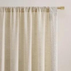 52"x84" Lush Decor Emily Leaves Embroidered Window Curtain Panels Neutral Pair -Lush Decor Store GUEST 60b56343 cf4d 4ef8 b11a 76a0619ffa5c