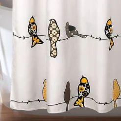 Rowley Birds Shower Curtain - Lush Décor 13 Rowley Birds Shower Curtain - Lush Décor -Lush Decor Store GUEST 62ccd5ba 3d12 4be9 89ae 064c0bfbe132