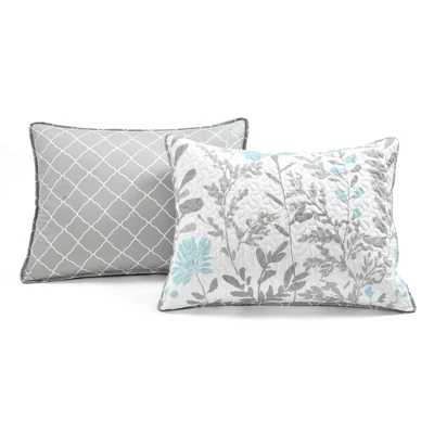 3pc Aprile Reversible Quilt Set - Lush Décor 8 3pc Aprile Reversible Quilt Set - Lush Décor - Image 6