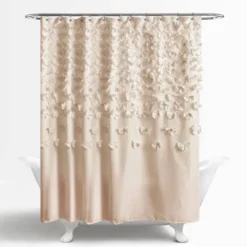 Lucia Scattered Flower Textured Shower Curtain - Lush Décor -Lush Decor Store GUEST 64e9fda6 b645 4e97 a8b8 b3d489331ec5