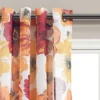 2pk 52"x84" Sheer Leah Curtain Panels Red/Orange - Lush Décor -Lush Decor Store GUEST 67ce62b8 d6e1 4083 8e09 6cea67c964ef
