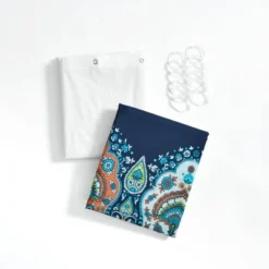 14pc Bohemian Meadow Shower Curtain With Peva Lining And Rings Set - Lush Décor -Lush Decor Store GUEST 68df8244 fc58 46dd 8631 12180af4c3f9