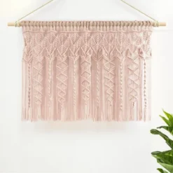30"x40" Boho Macrame Textured Cotton Window Valance - Lush Décor -Lush Decor Store GUEST 6a0d2dae a773 429c 83b6 8fadcfa021c9