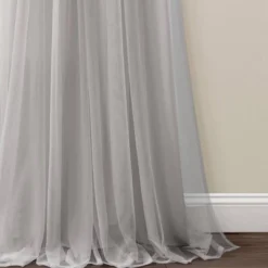 Set Of 2 (84"x40") Tulle Skirt Solid Window Curtain Panels - Lush Décor -Lush Decor Store GUEST 6aa981b3 3df7 466b bc2b 391e7e1d1fd3