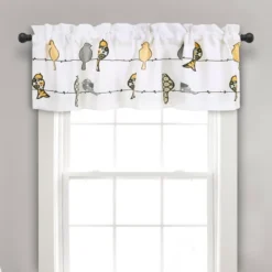18"x52" Rowley Birds Light Filtering Valance - Lush Décor 19 18"x52" Rowley Birds Light Filtering Valance - Lush Décor -Lush Decor Store GUEST 6be54000 dd89 402f bfc6 bd83fa68a8fd