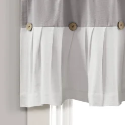 18"x52" Farmhouse Linen Button Window Valance - Lush Décor 13 18"x52" Farmhouse Linen Button Window Valance - Lush Décor -Lush Decor Store GUEST 6be6ad81 9369 45a7 85b6 d56587d20c30