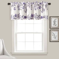 18"x52" Tanisha Light Filtering Window Valance - Lush Décor -Lush Decor Store GUEST 6cf7f2b6 fc52 4914 a400 457c16f57c1d