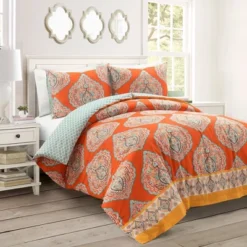 3pc Harley Cotton Duvet Cover Set Tangerine - Lush Décor 17 3pc Harley Cotton Duvet Cover Set Tangerine - Lush Décor -Lush Decor Store GUEST 6ec1db32 5fd6 4d11 92b6 1a1d97d54ff8