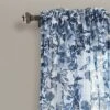 2pk 38"x84" Sheer Tanisha Curtain Panels Navy/White - Lush Décor -Lush Decor Store GUEST 6f006218 1276 4808 95d5 864173847421