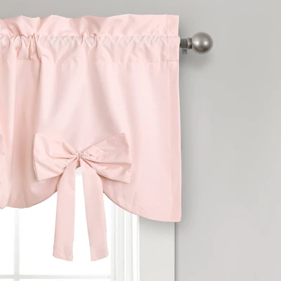 18"x52" Melody Bow Valance Blush - Lush Décor 3 18"x52" Melody Bow Valance Blush - Lush Décor