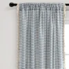 Lush Decor Boho Coastal Horizontal Ticking Stripe Tassel Window Curtain Panels Blue 52X84 Set -Lush Decor Store GUEST 71212c40 49b1 4038 a7e3 bc09da39f274